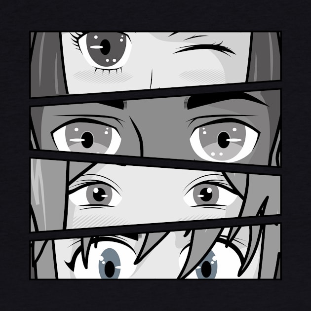 Anime Manga Eyes by TEEVEETEES